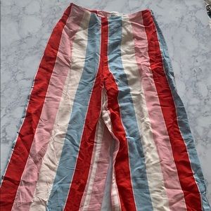 DO + BE STRIPED PASTEL PANTS | S
